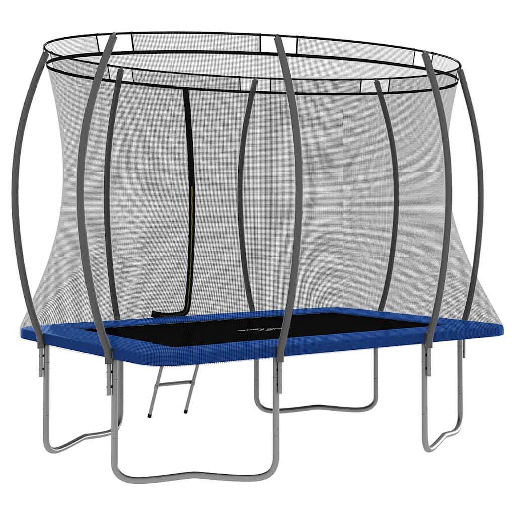 vidaXL Set trambulină dreptunghiulară, 274 x 183 x 76 cm, 150 kg vidaXL Set trambulină dreptunghiulară, 274 x 183 x 76 cm, 150 kg