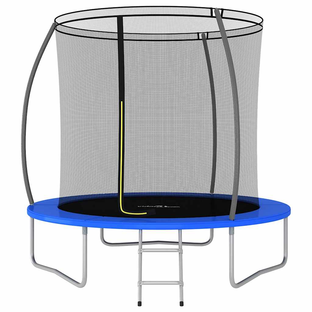vidaXL Set trambulină rotundă, 244 x 55 cm, 100 kg vidaXL Set trambulină rotundă, 244 x 55 cm, 100 kg