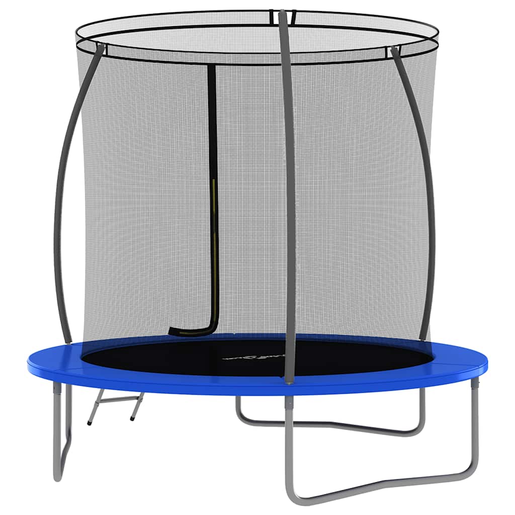 vidaXL Set trambulină rotundă, 244 x 55 cm, 100 kg vidaXL Set trambulină rotundă, 244 x 55 cm, 100 kg