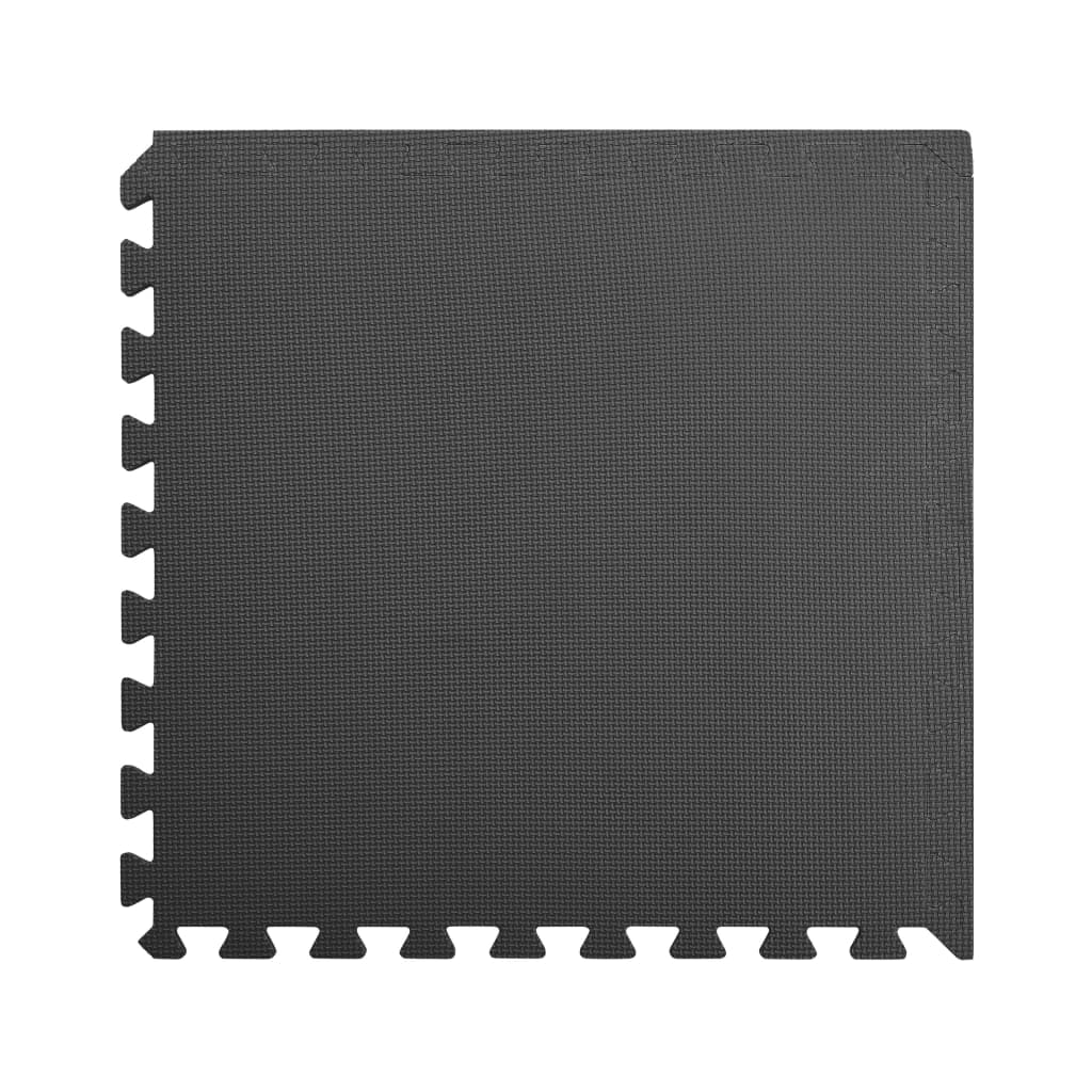 vidaXL Saltele de exerciții, 12 buc., negru, 4,32 m², spumă EVA