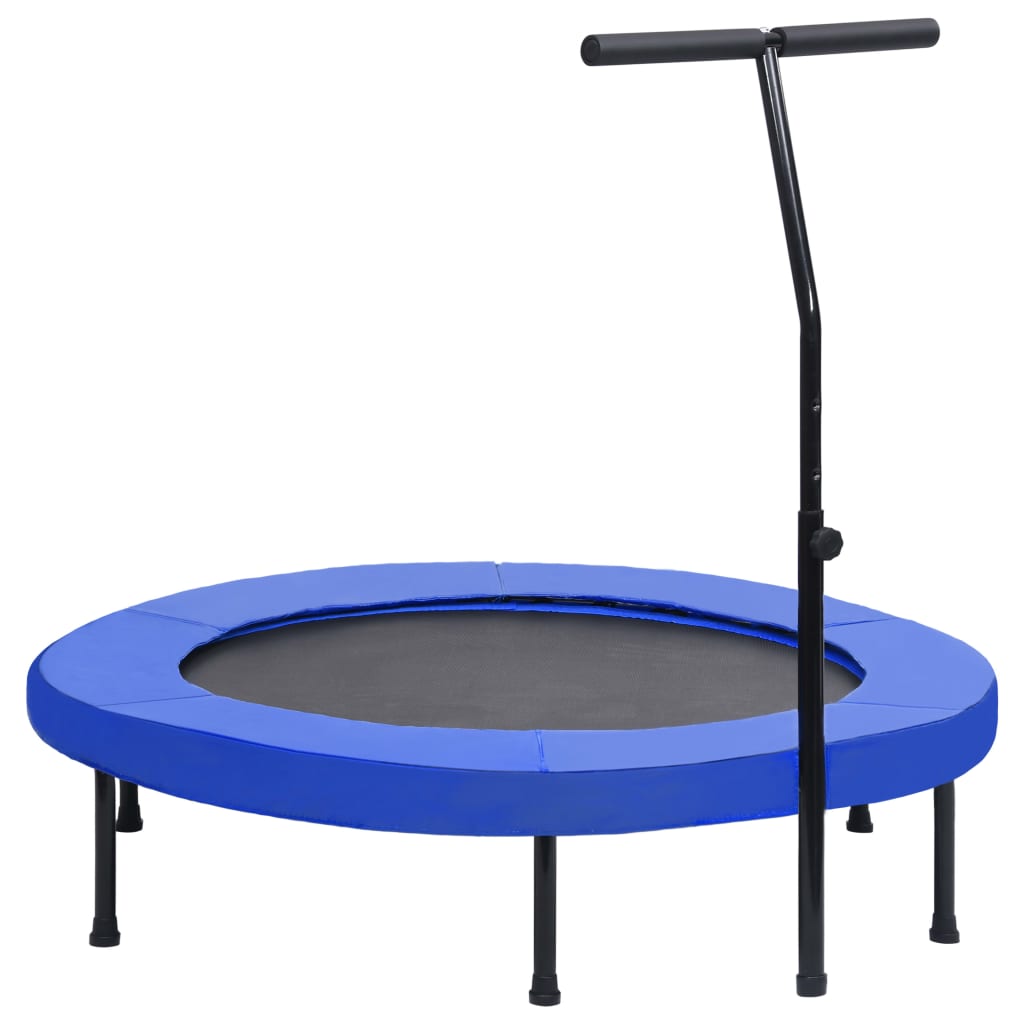 vidaXL Trambulină de fitness cu mâner și margine de siguranță, 122 cm vidaXL Trambulină de fitness cu mâner și margine de siguranță, 122 cm
