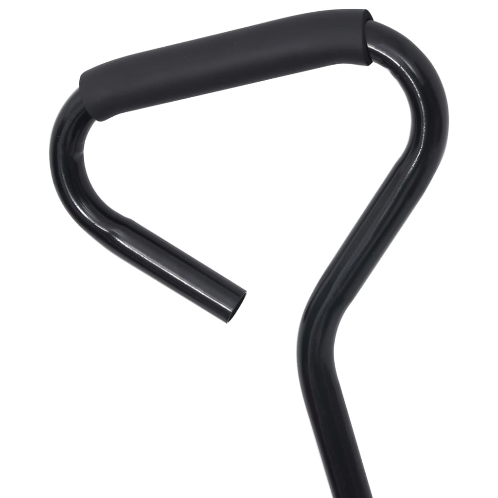 vidaXL Cărucior manual de grădină basculabil, negru, 300 kg, 75 L vidaXL Cărucior manual de grădină basculabil, negru, 300 kg, 75 L