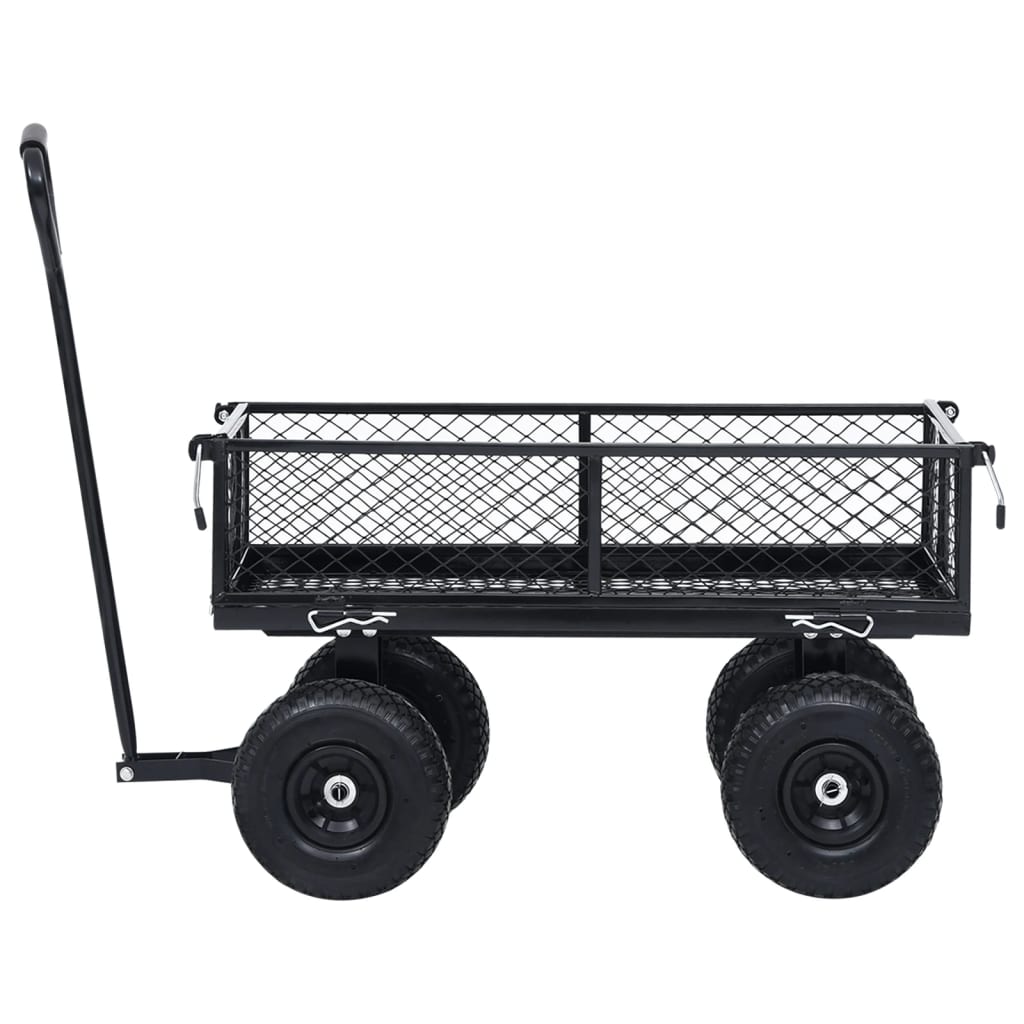 vidaXL Cărucior manual de grădină, negru, 250 kg vidaXL Cărucior manual de grădină, negru, 250 kg
