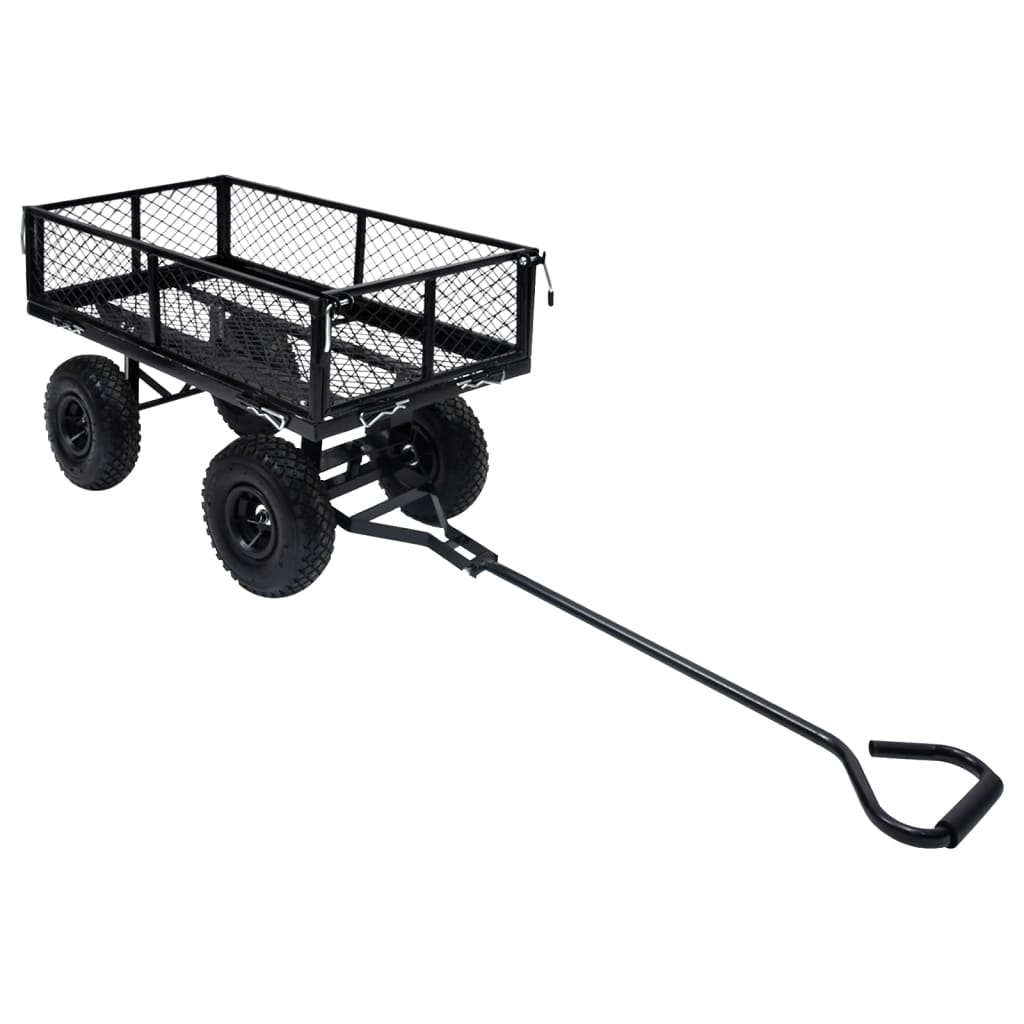 vidaXL Cărucior manual de grădină, negru, 250 kg vidaXL Cărucior manual de grădină, negru, 250 kg