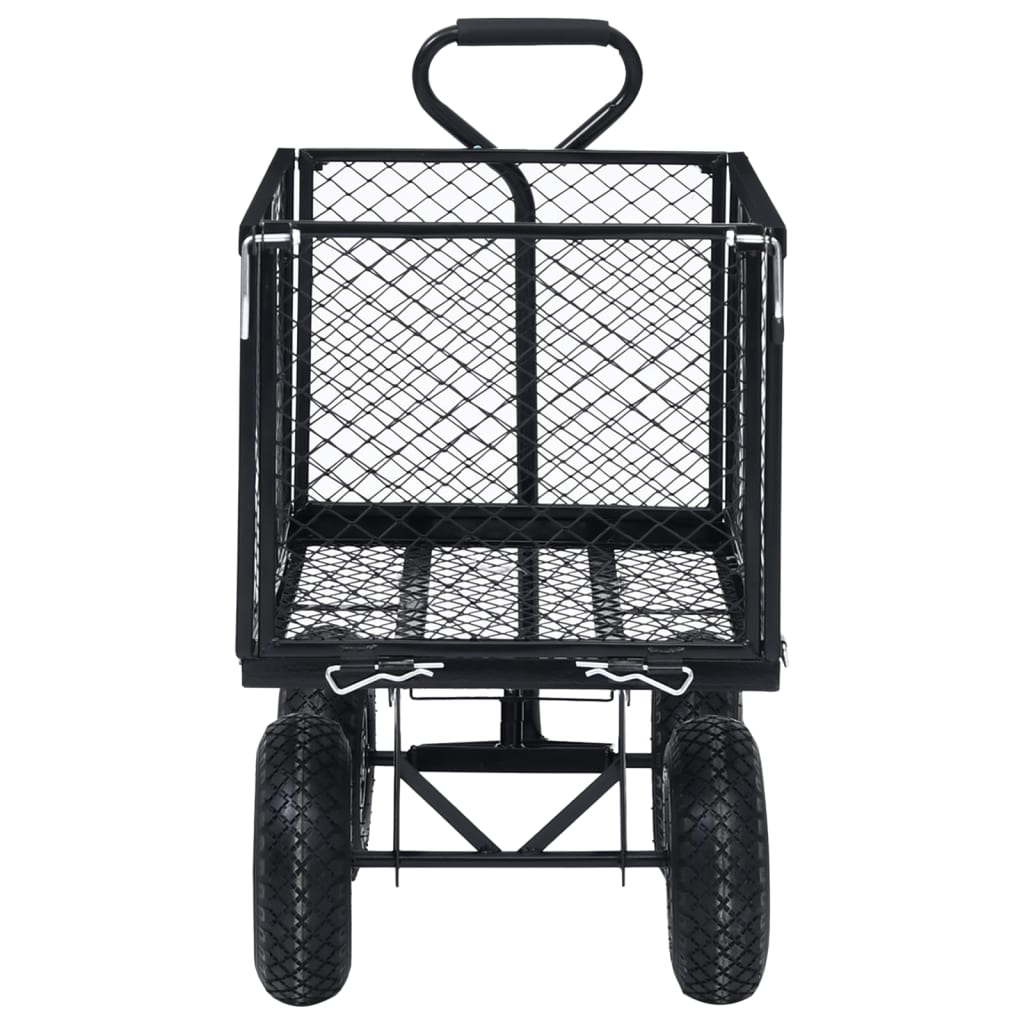 vidaXL Cărucior manual de grădină, negru, 350 kg vidaXL Cărucior manual de grădină, negru, 350 kg
