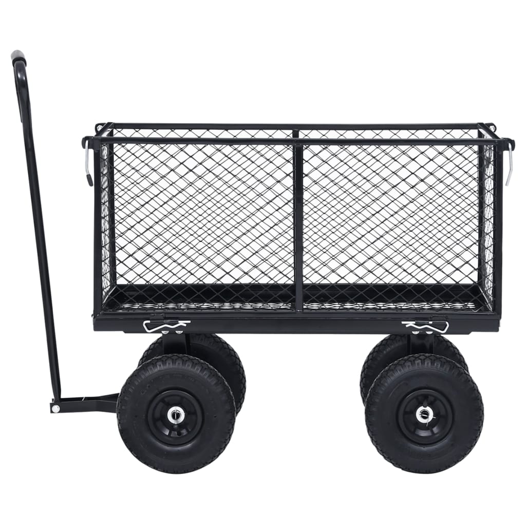 vidaXL Cărucior manual de grădină, negru, 350 kg vidaXL Cărucior manual de grădină, negru, 350 kg