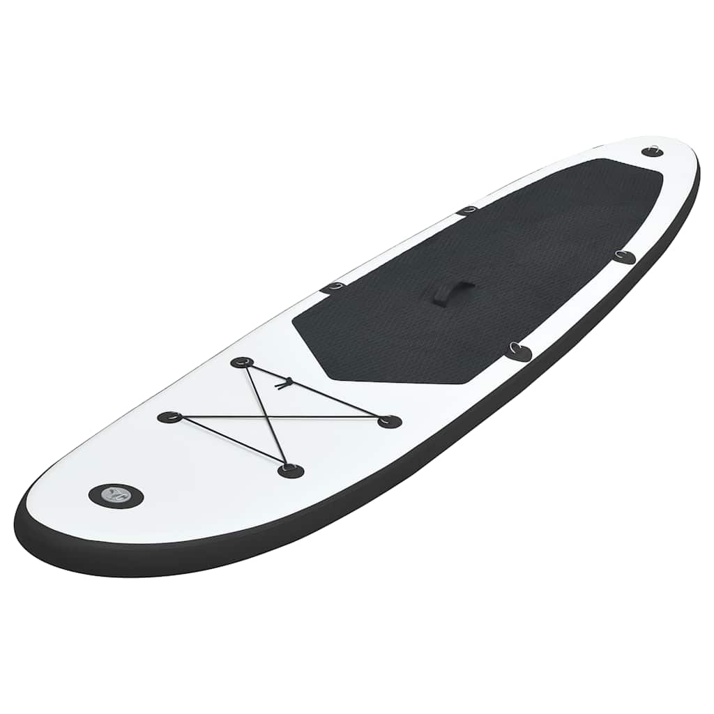 vidaXL Set de placă SUP gonflabilă, negru și alb vidaXL Set de placă SUP gonflabilă, negru și alb