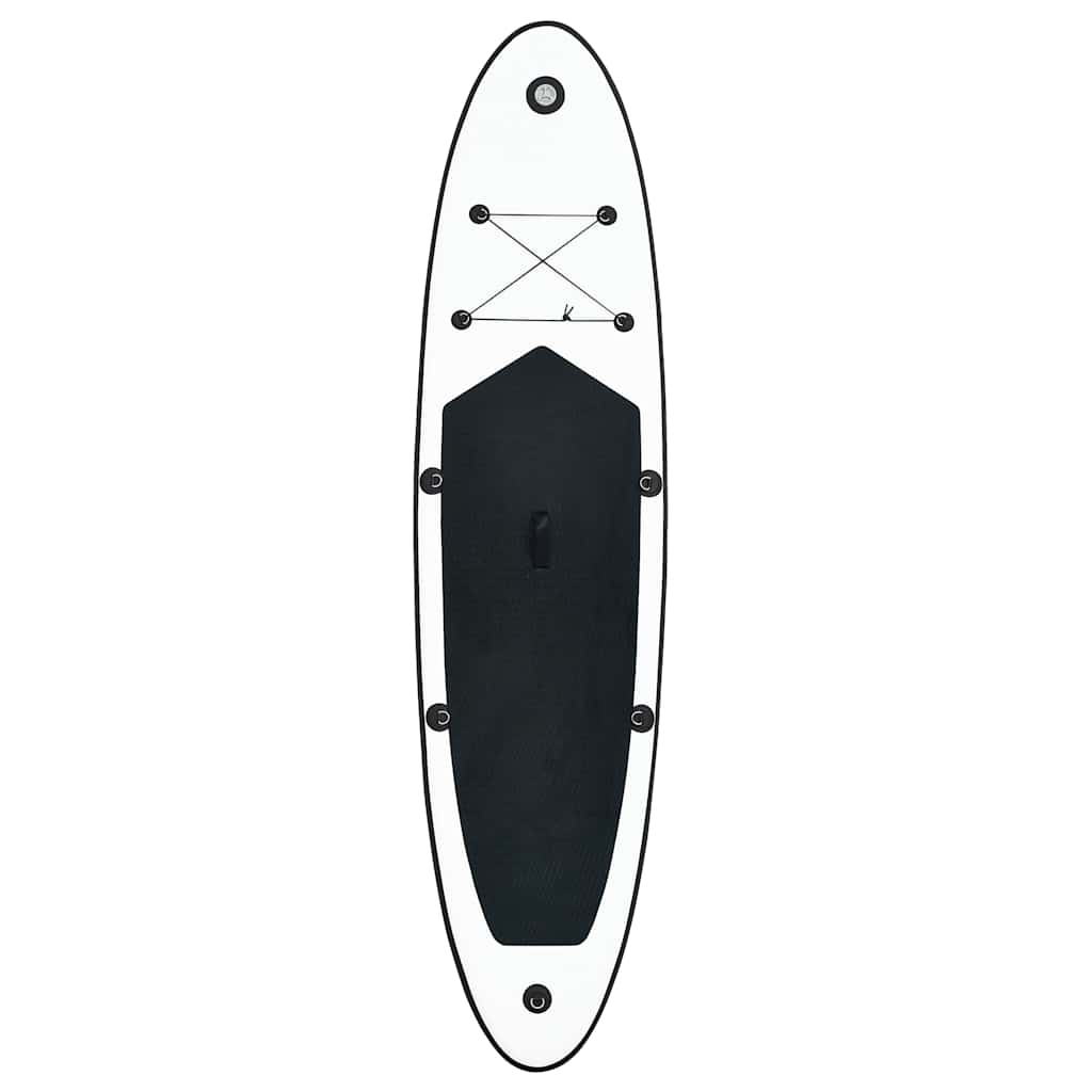 vidaXL Set de placă SUP gonflabilă, negru și alb vidaXL Set de placă SUP gonflabilă, negru și alb