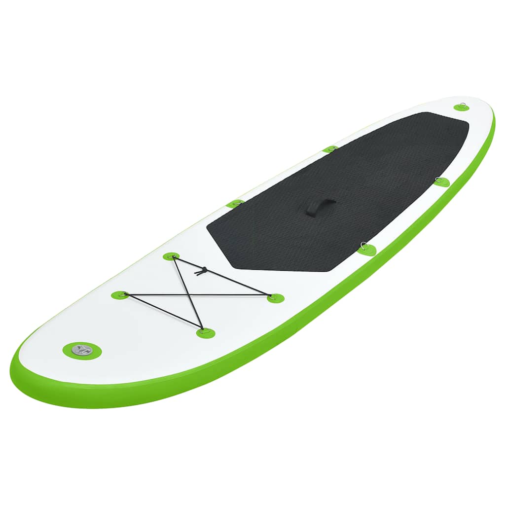 vidaXL Set de placă SUP gonflabilă, verde și alb vidaXL Set de placă SUP gonflabilă, verde și alb