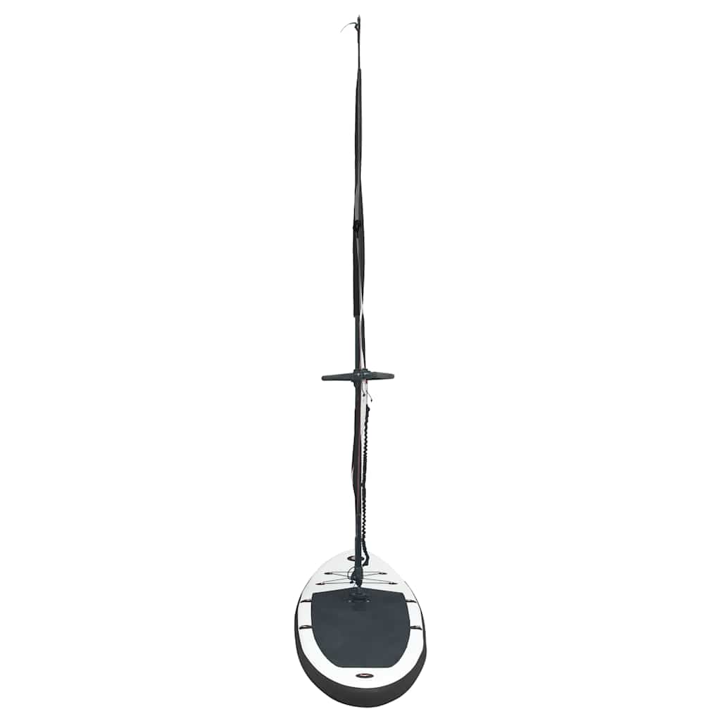 vidaXL Set de placă SUP gonflabilă cu velă, negru și alb vidaXL Set de placă SUP gonflabilă cu velă, negru și alb