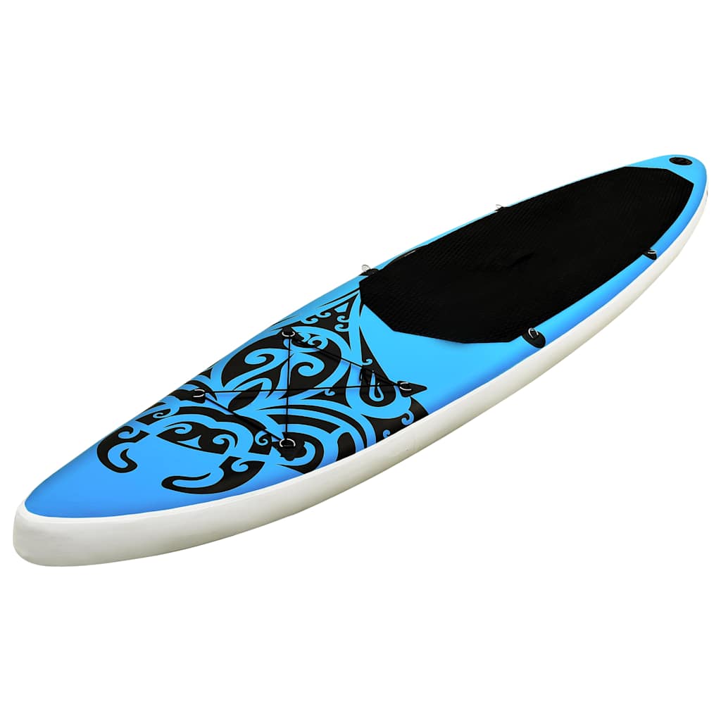 vidaXL Set de placă SUP gonflabilă, albastru, 305x76x15 cm vidaXL Set de placă SUP gonflabilă, albastru, 305x76x15 cm