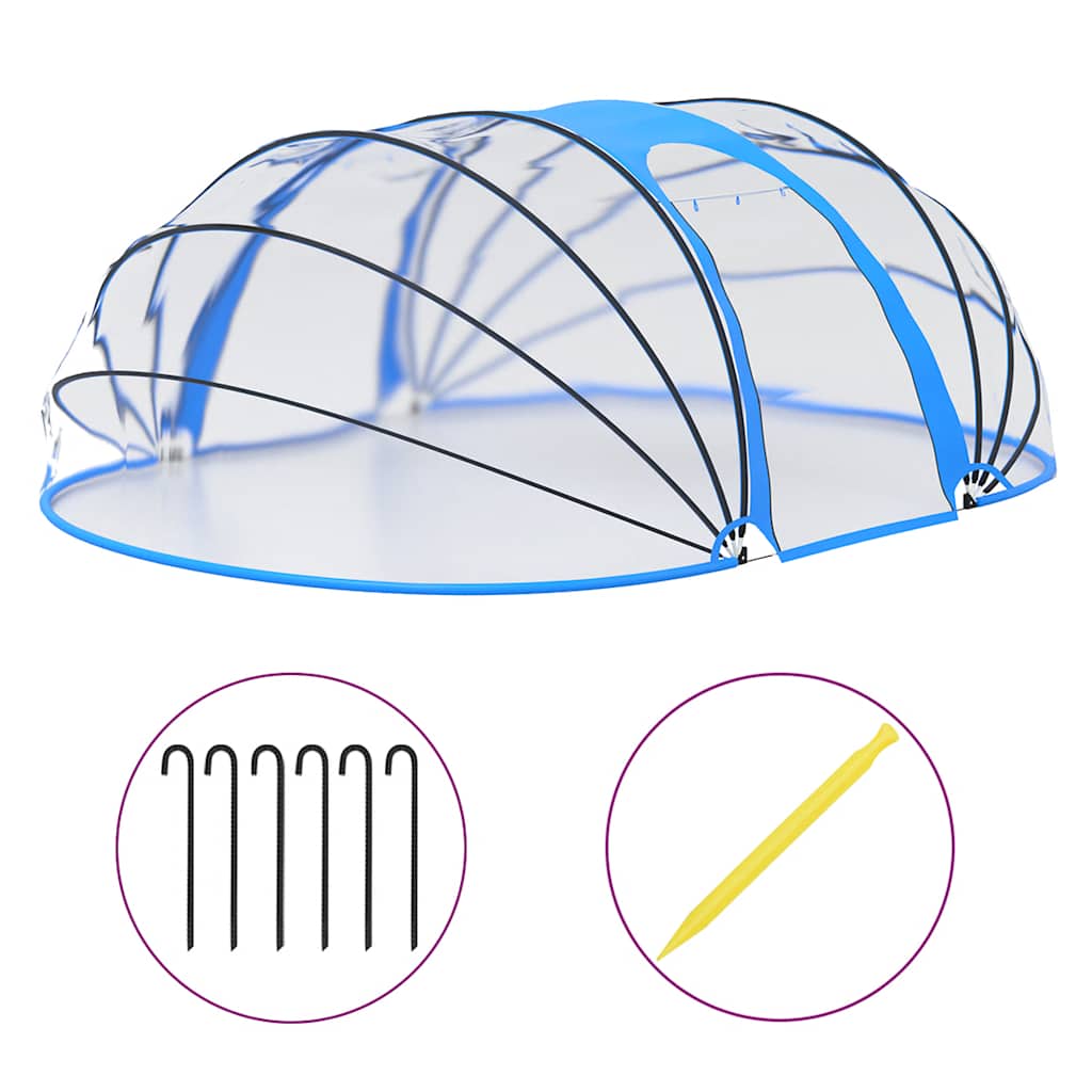 vidaXL Cupolă pentru piscină, 530x410x210 cm, oval vidaXL Cupolă pentru piscină, 530x410x210 cm, oval