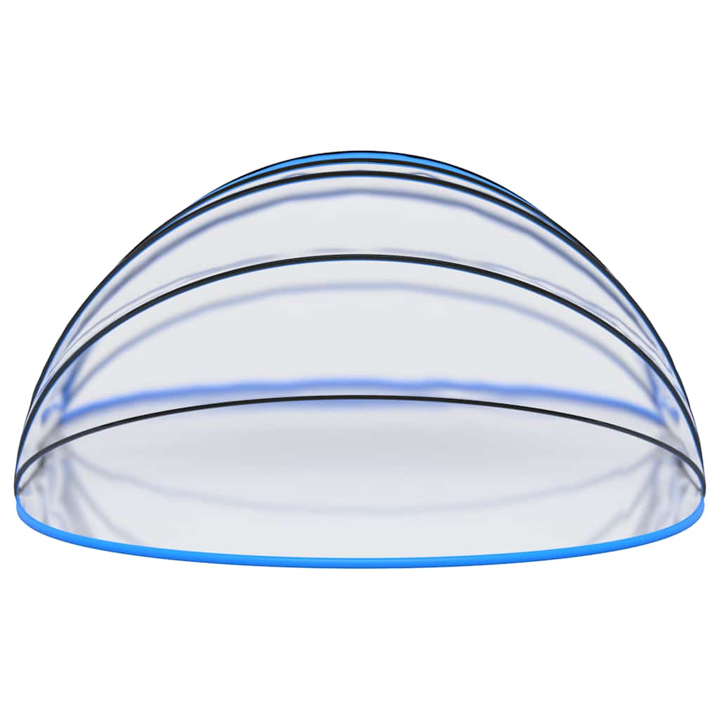 vidaXL Cupolă pentru piscină, 620x410x210 cm, oval