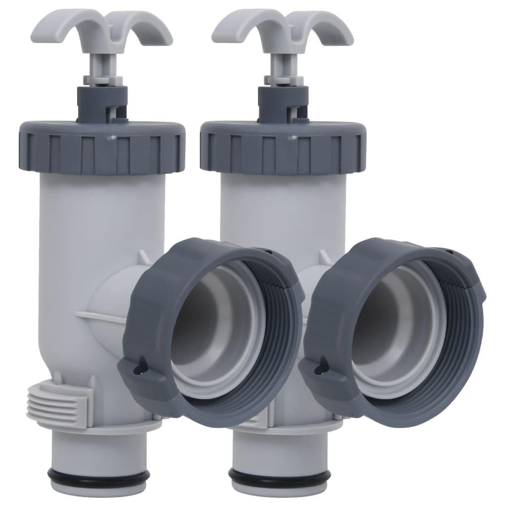 vidaXL Supape cu piston pentru piscină, 2 buc. vidaXL Supape cu piston pentru piscină, 2 buc.