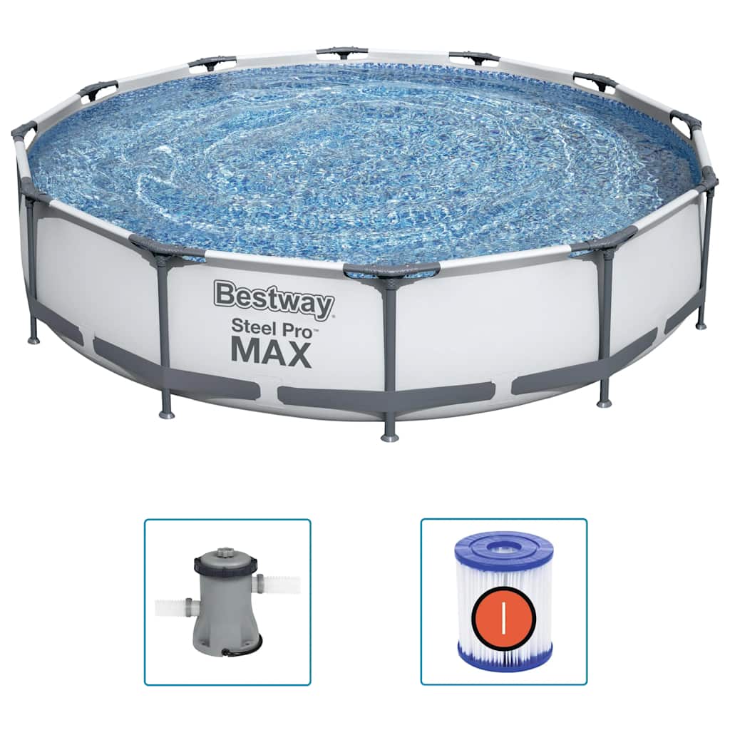 Bestway Set de piscină Steel Pro MAX, 366 x 76 cm