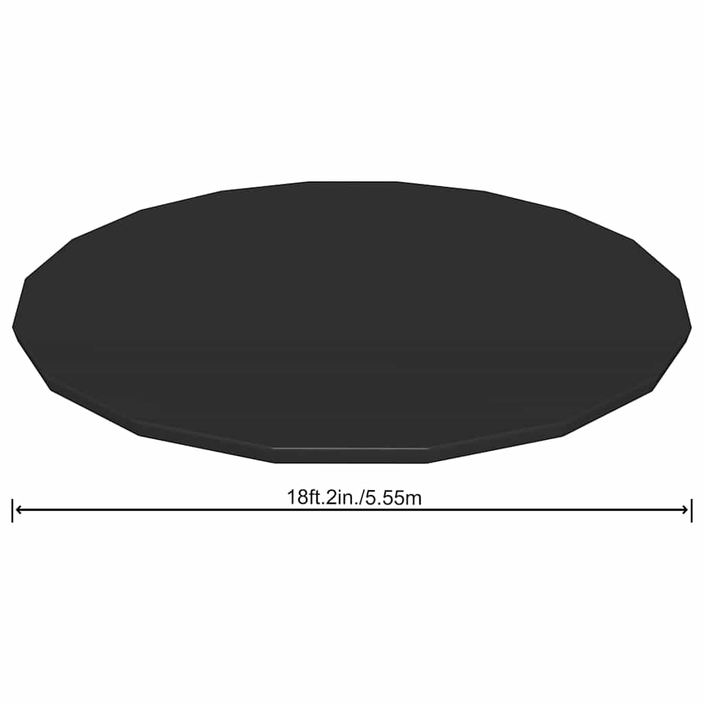 Bestway Prelată de piscină Fast Set Flowclear, 555 cm