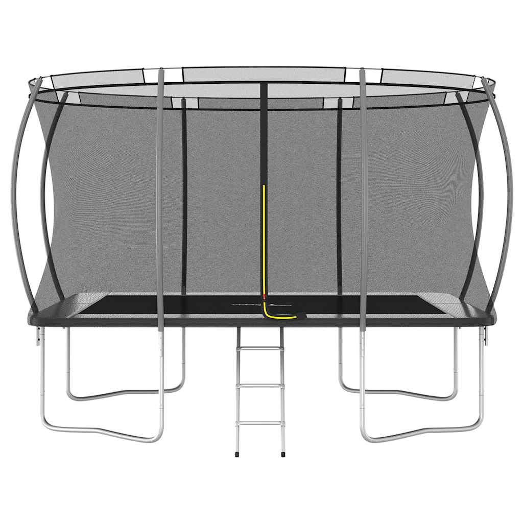 vidaXL Set trambulină dreptunghiulară, 335x244x90 cm, 150 kg vidaXL Set trambulină dreptunghiulară, 335x244x90 cm, 150 kg