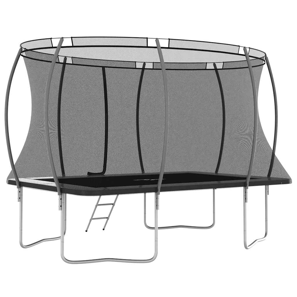 vidaXL Set trambulină dreptunghiulară, 335x244x90 cm, 150 kg vidaXL Set trambulină dreptunghiulară, 335x244x90 cm, 150 kg