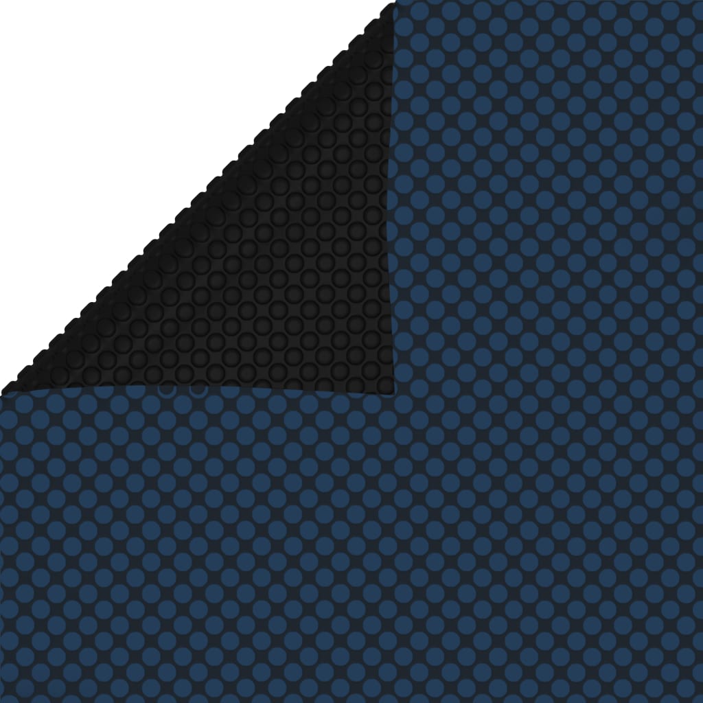 vidaXL Folie solară plutitoare piscină, negru/albastru,1000x600 cm,PE vidaXL Folie solară plutitoare piscină, negru/albastru,1000x600 cm,PE