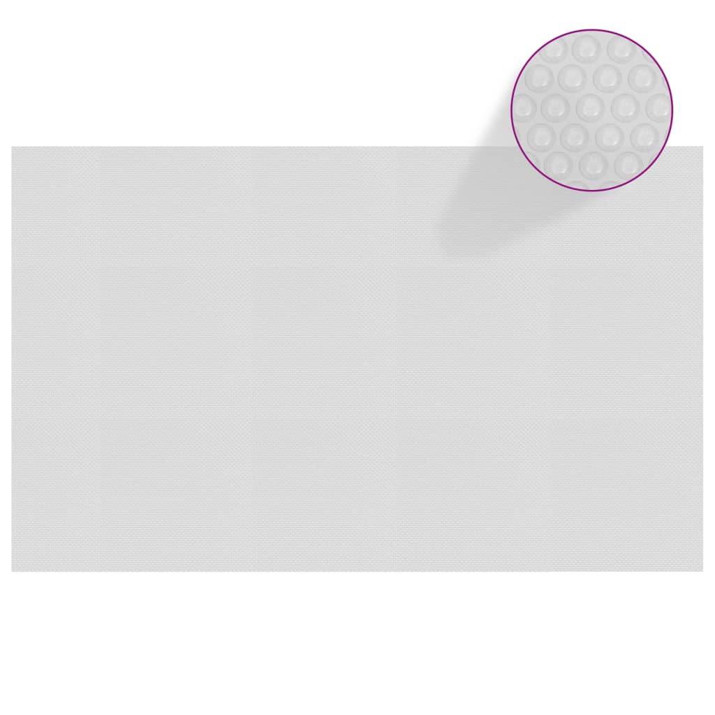 vidaXL Folie solară plutitoare de piscină, gri, 260 x 160 cm, PE vidaXL Folie solară plutitoare de piscină, gri, 260 x 160 cm, PE