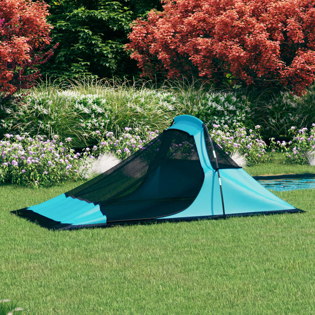 vidaXL Cort de camping, albastru, 317x240x100 cm vidaXL Cort de camping, albastru, 317x240x100 cm