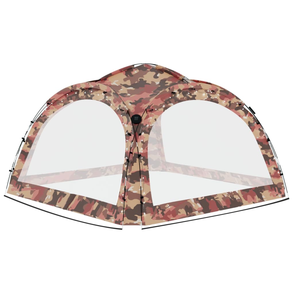 vidaXL Cort de petrecere cu LED și 4 pereți, camuflaj, 3,6x3,6x2,3 m vidaXL Cort de petrecere cu LED și 4 pereți, camuflaj, 3,6x3,6x2,3 m