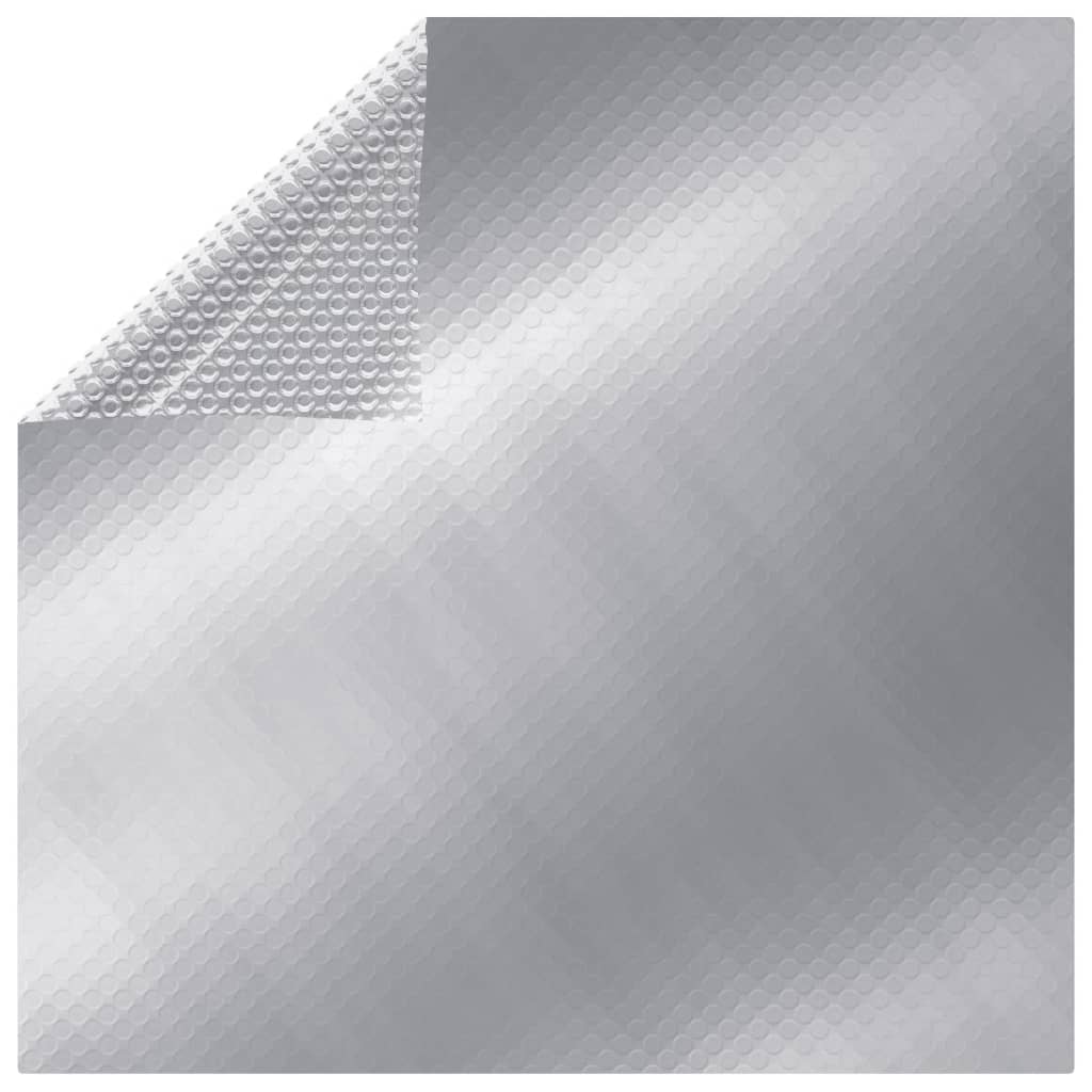 vidaXL Prelată piscină, argintiu, 488x244 cm, PE vidaXL Prelată piscină, argintiu, 488x244 cm, PE