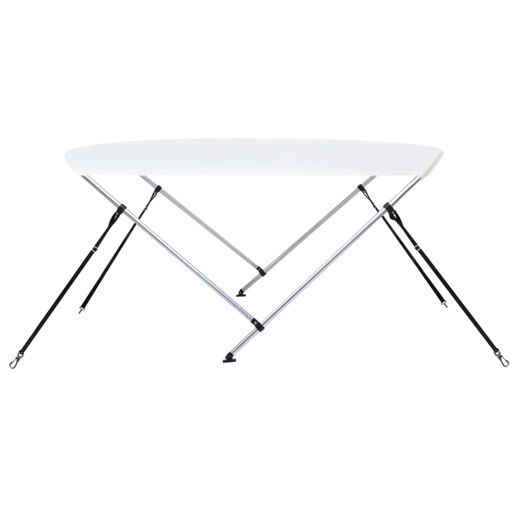 vidaXL Parasolar barcă Bimini cu 2 arcuri, alb, 150 x 120 x 110 cm vidaXL Parasolar barcă Bimini cu 2 arcuri, alb, 150 x 120 x 110 cm