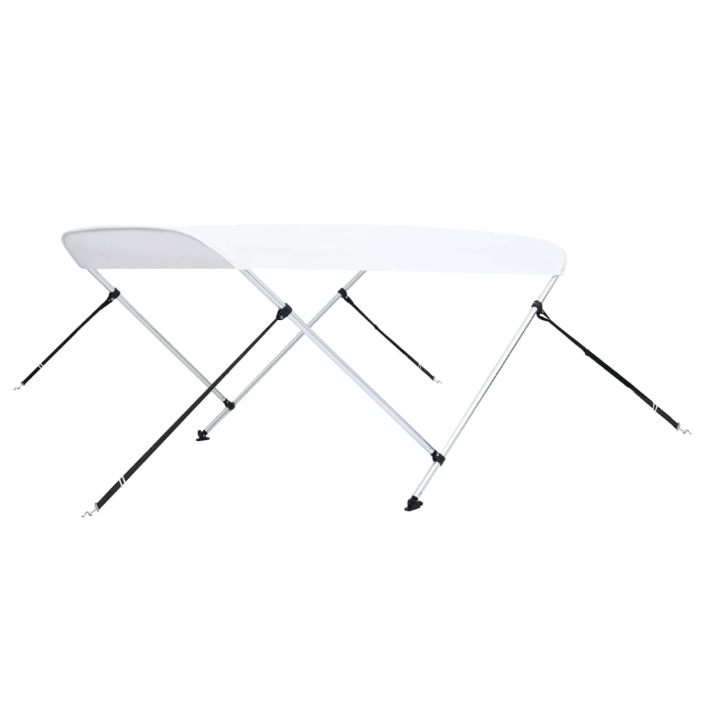 vidaXL Parasolar barcă Bimini cu 2 arcuri, alb, 180 x 130 x 110 cm vidaXL Parasolar barcă Bimini cu 2 arcuri, alb, 180 x 130 x 110 cm