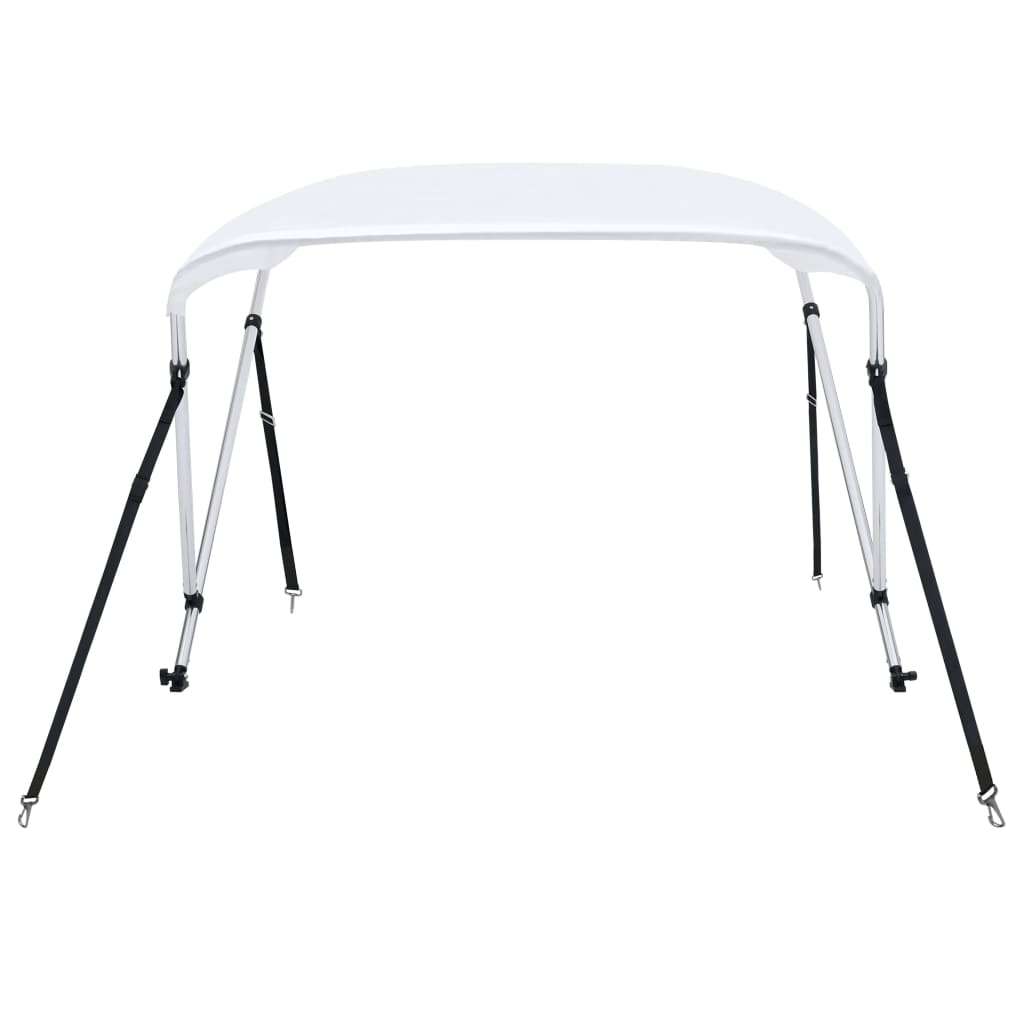 vidaXL Parasolar barcă Bimini cu 2 arcuri, alb, 180 x 150 x 110 cm vidaXL Parasolar barcă Bimini cu 2 arcuri, alb, 180 x 150 x 110 cm