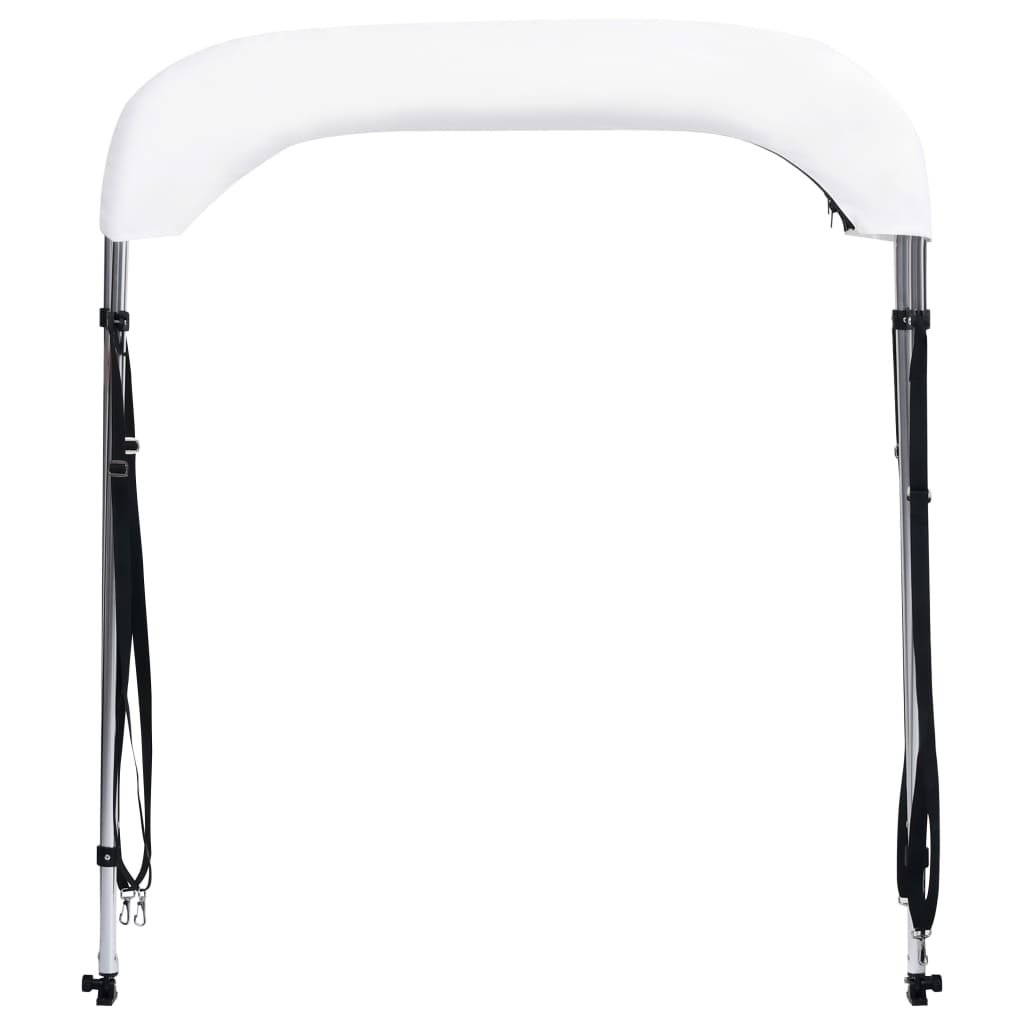 vidaXL Parasolar barcă Bimini cu 2 arcuri, alb, 180 x 150 x 110 cm vidaXL Parasolar barcă Bimini cu 2 arcuri, alb, 180 x 150 x 110 cm