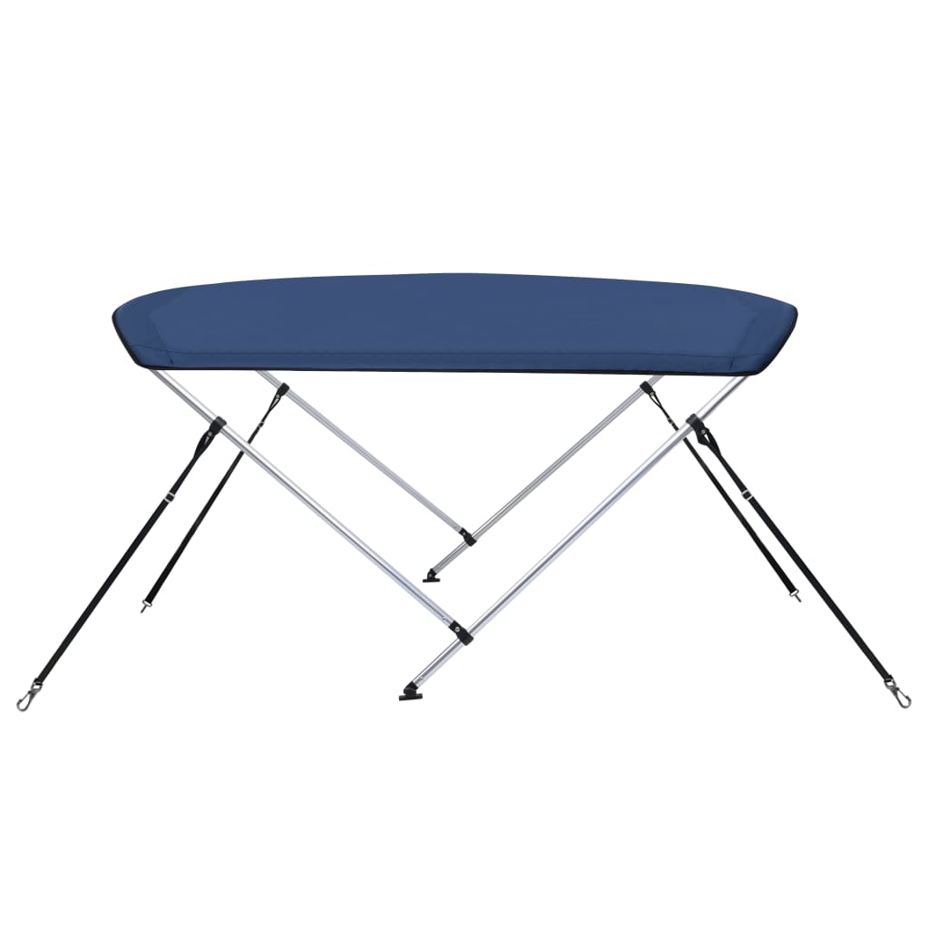 vidaXL Parasolar barcă Bimini cu 2 arcuri, bleumarin, 150x120x110 cm vidaXL Parasolar barcă Bimini cu 2 arcuri, bleumarin, 150x120x110 cm