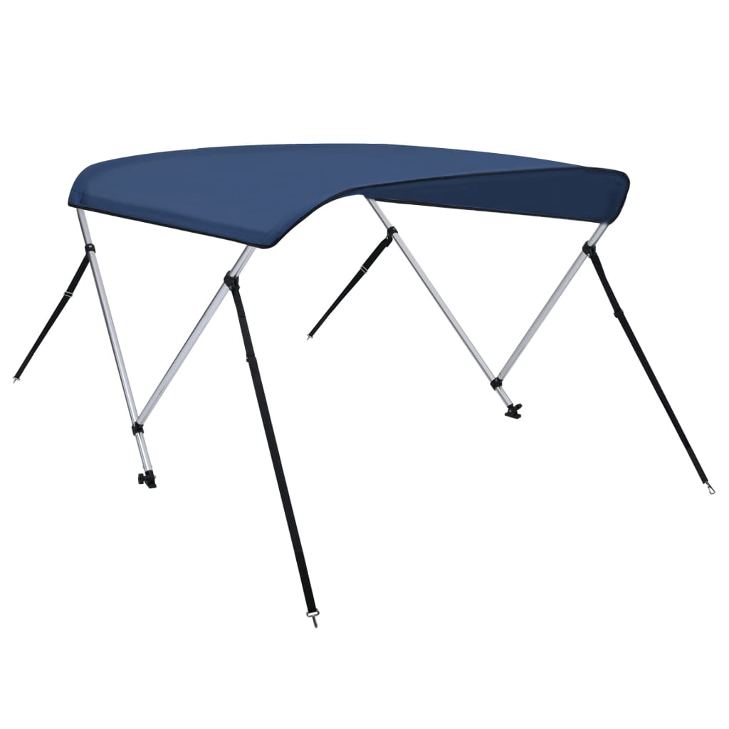 vidaXL Parasolar barcă Bimini cu 2 arcuri, bleumarin, 150x120x110 cm vidaXL Parasolar barcă Bimini cu 2 arcuri, bleumarin, 150x120x110 cm