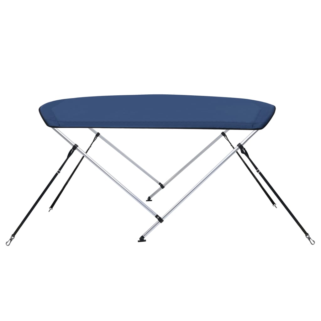 vidaXL Parasolar barcă Bimini cu 2 arcuri, bleumarin, 180x130x110 cm vidaXL Parasolar barcă Bimini cu 2 arcuri, bleumarin, 180x130x110 cm