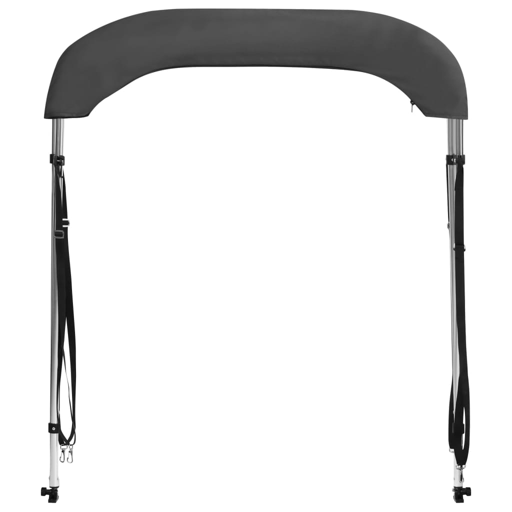 vidaXL Parasolar barcă Bimini cu 2 arcuri, antracit, 180x130x110 cm vidaXL Parasolar barcă Bimini cu 2 arcuri, antracit, 180x130x110 cm