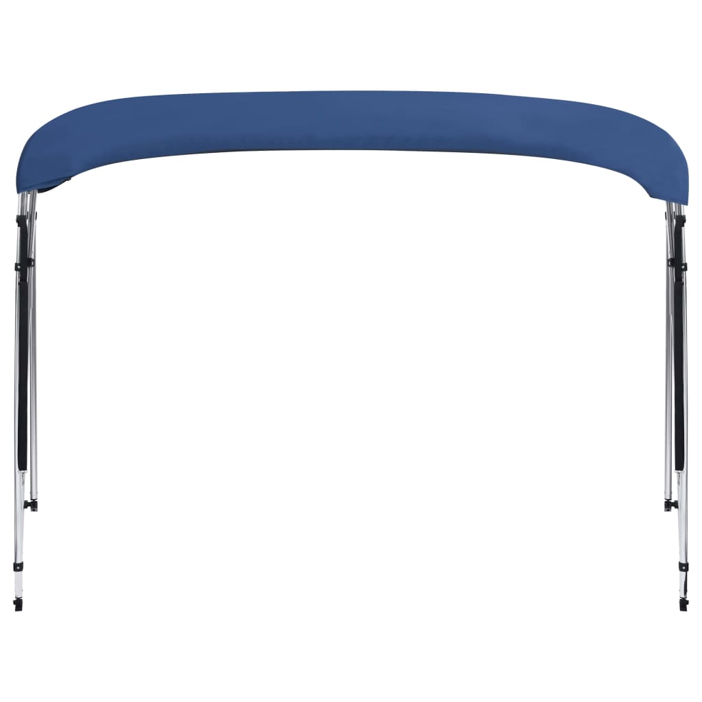 vidaXL Parasolar barcă Bimini 4 arcuri bleumarin, 243x(230-244)x137 cm vidaXL Parasolar barcă Bimini 4 arcuri bleumarin, 243x(230-244)x137 cm