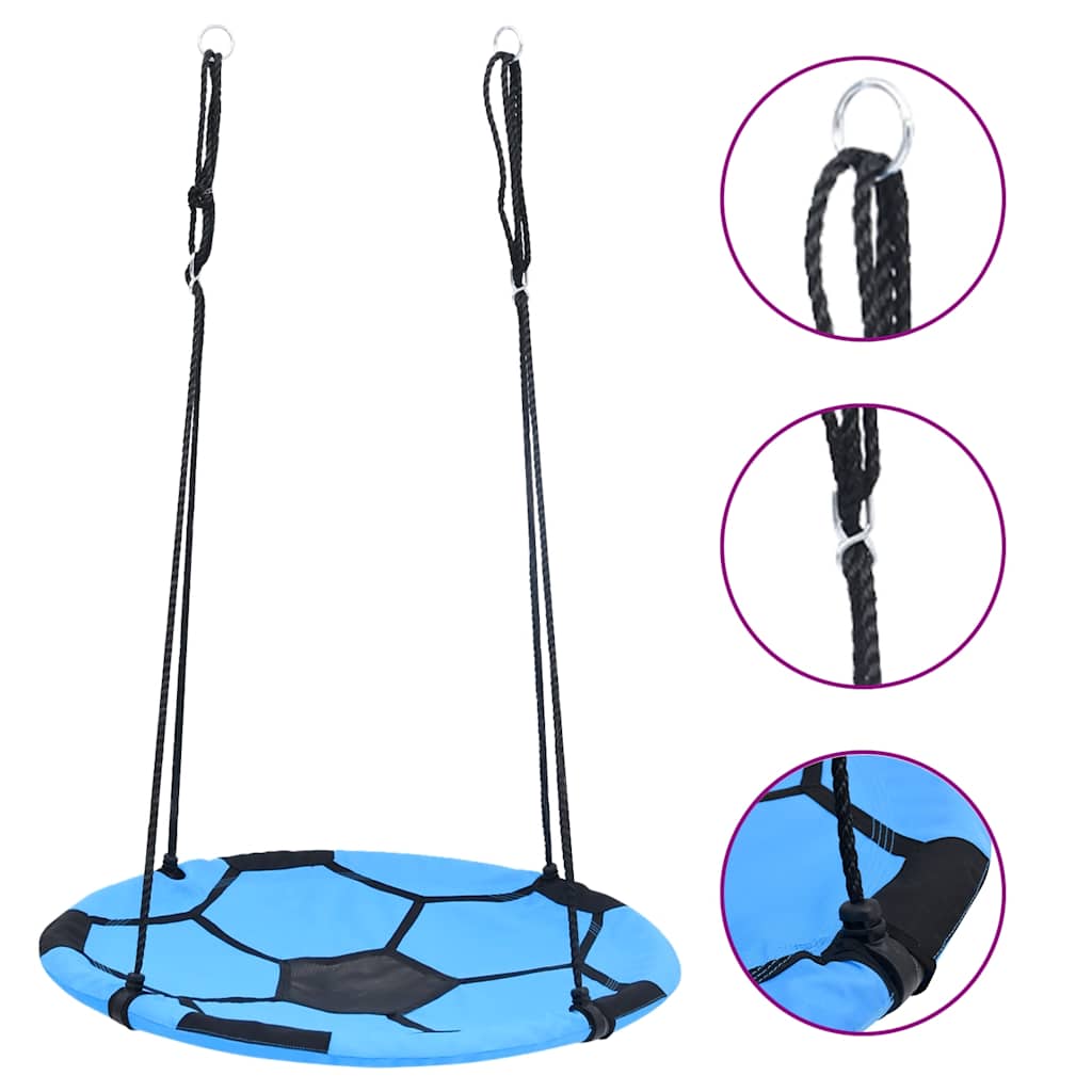 vidaXL Leagăn cuib, model fotbal, 100 cm vidaXL Leagăn cuib, model fotbal, 100 cm