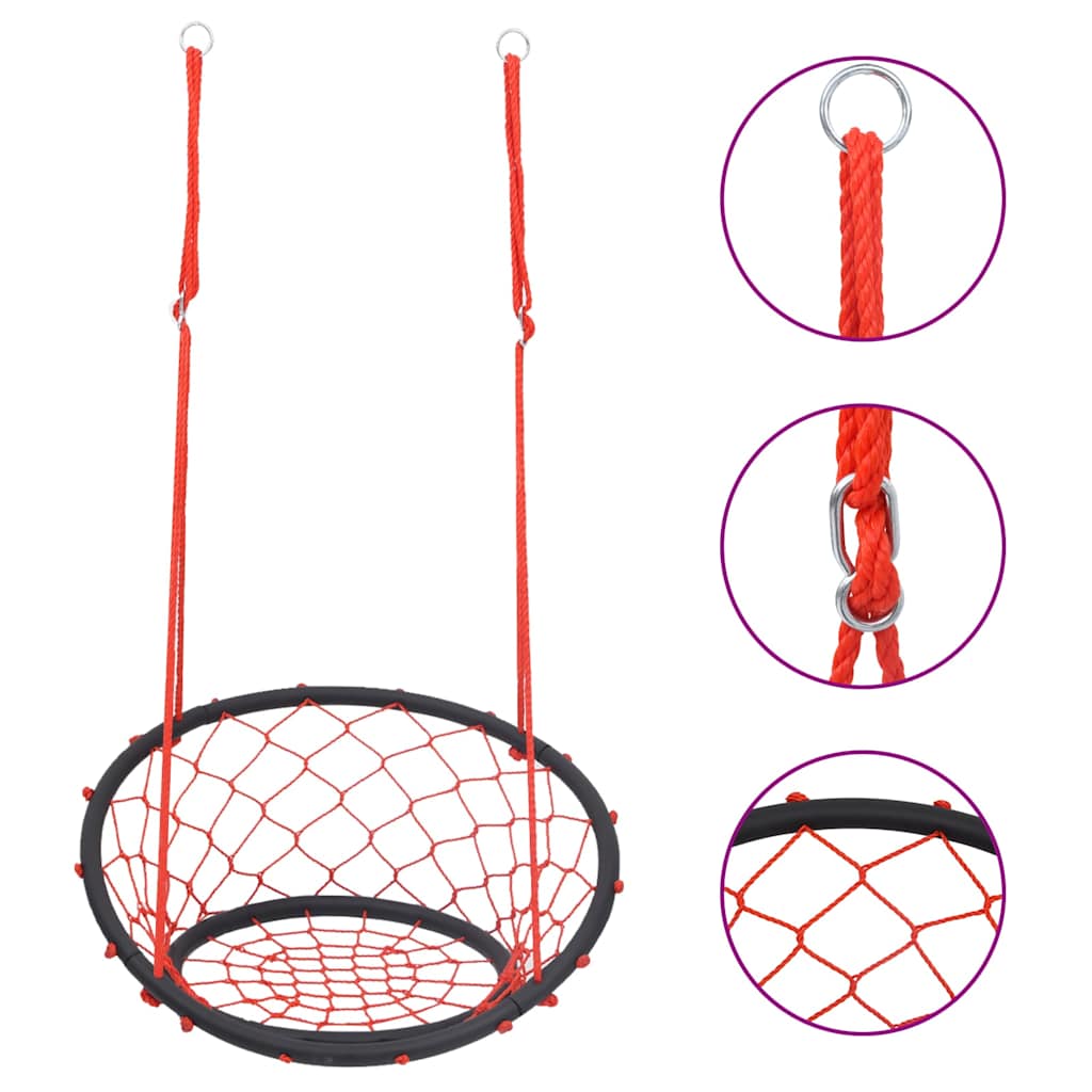 vidaXL Scaun de leagăn din plasă, 60 cm vidaXL Scaun de leagăn din plasă, 60 cm