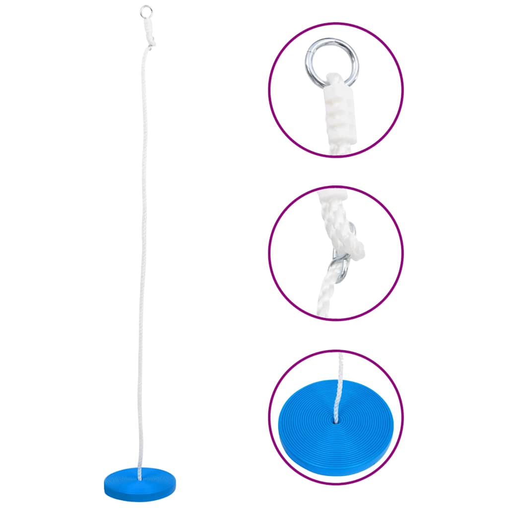 vidaXL Leagăn placă, 200 cm, albastru vidaXL Leagăn placă, 200 cm, albastru