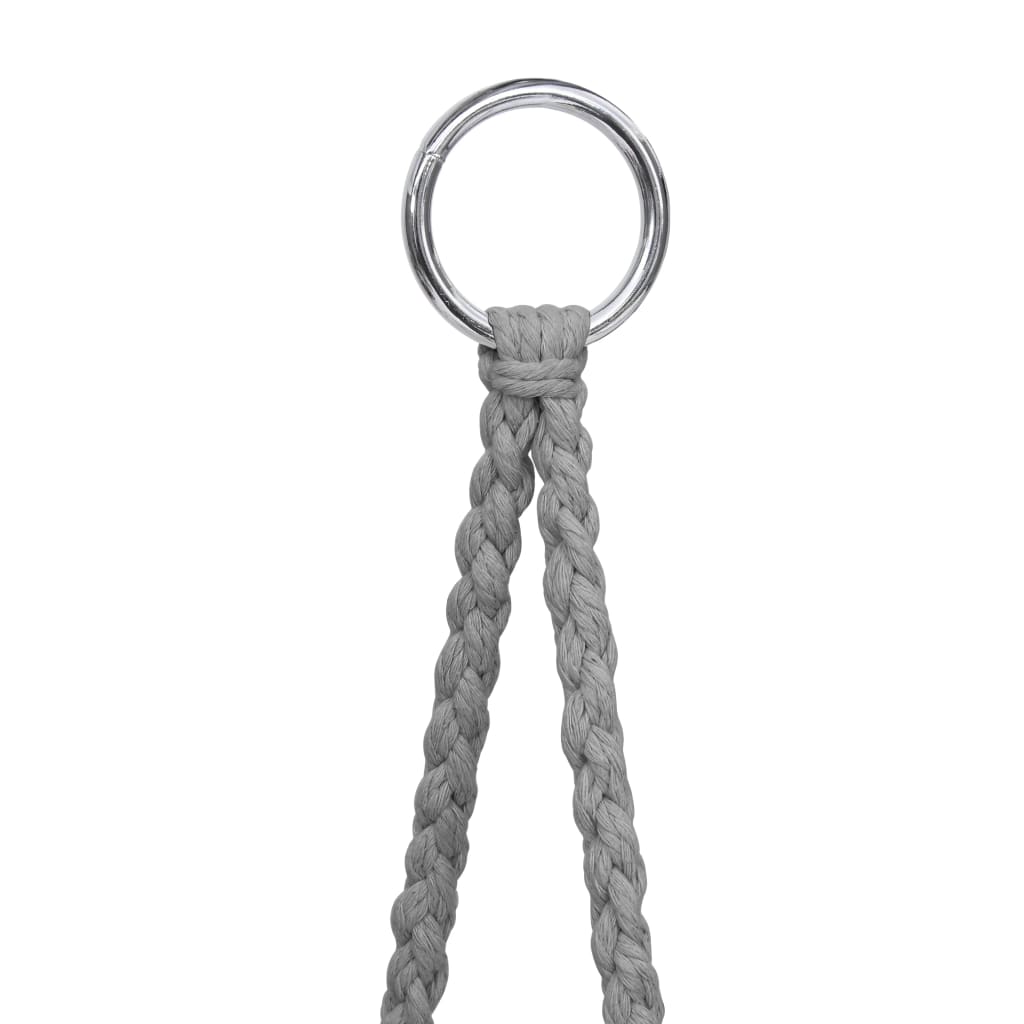vidaXL Scaun balansoar hamac, gri, 80 cm vidaXL Scaun balansoar hamac, gri, 80 cm