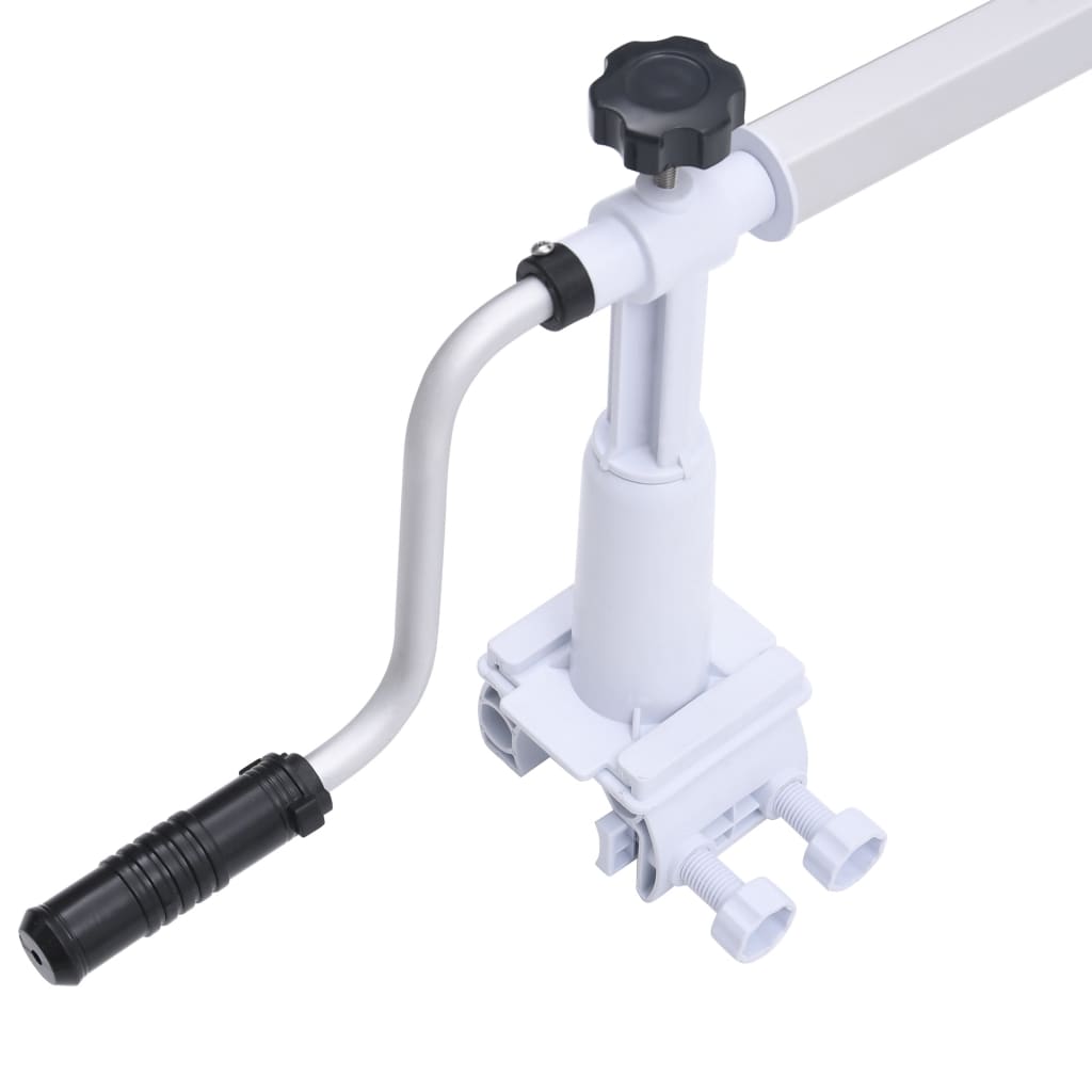 vidaXL Derulator de prelată de piscină cu bază din plastic vidaXL Derulator de prelată de piscină cu bază din plastic