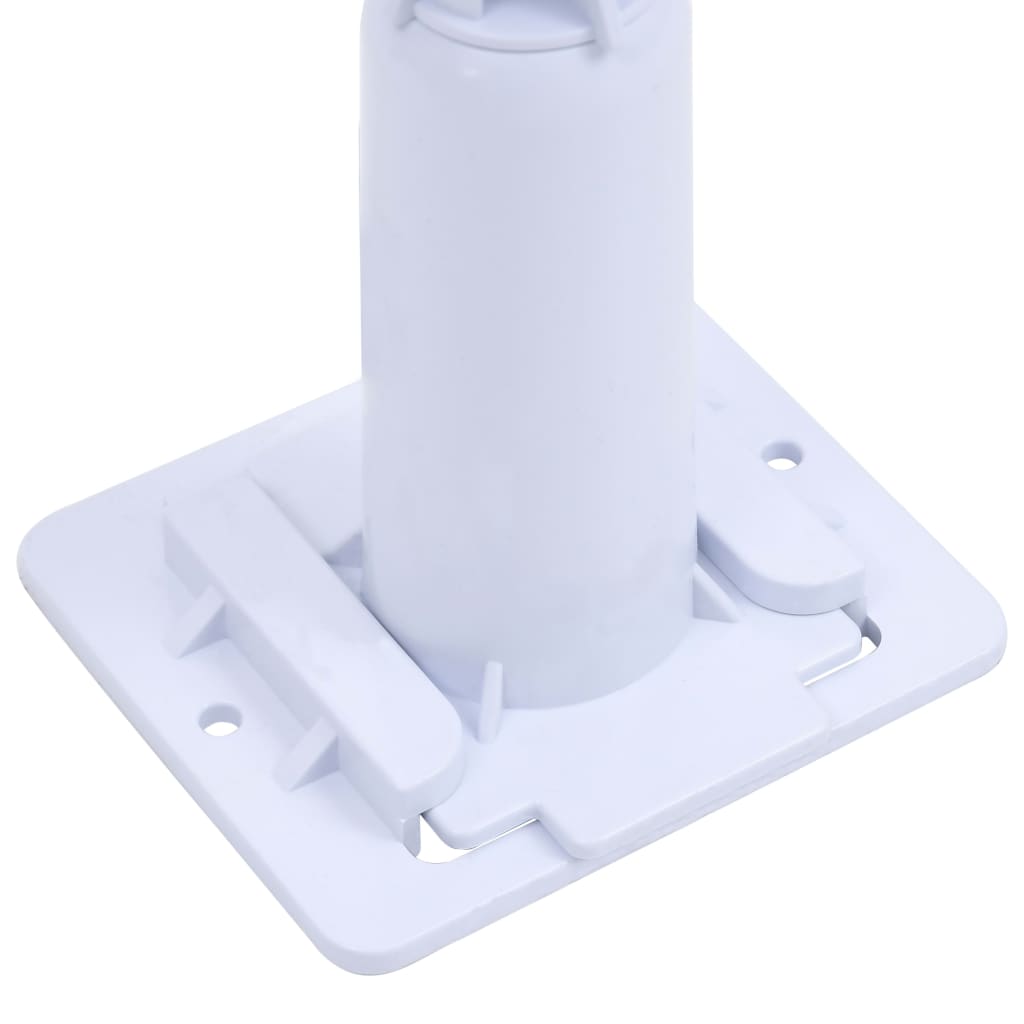 vidaXL Derulator de prelată pentru piscină cu bază din plastic vidaXL Derulator de prelată pentru piscină cu bază din plastic