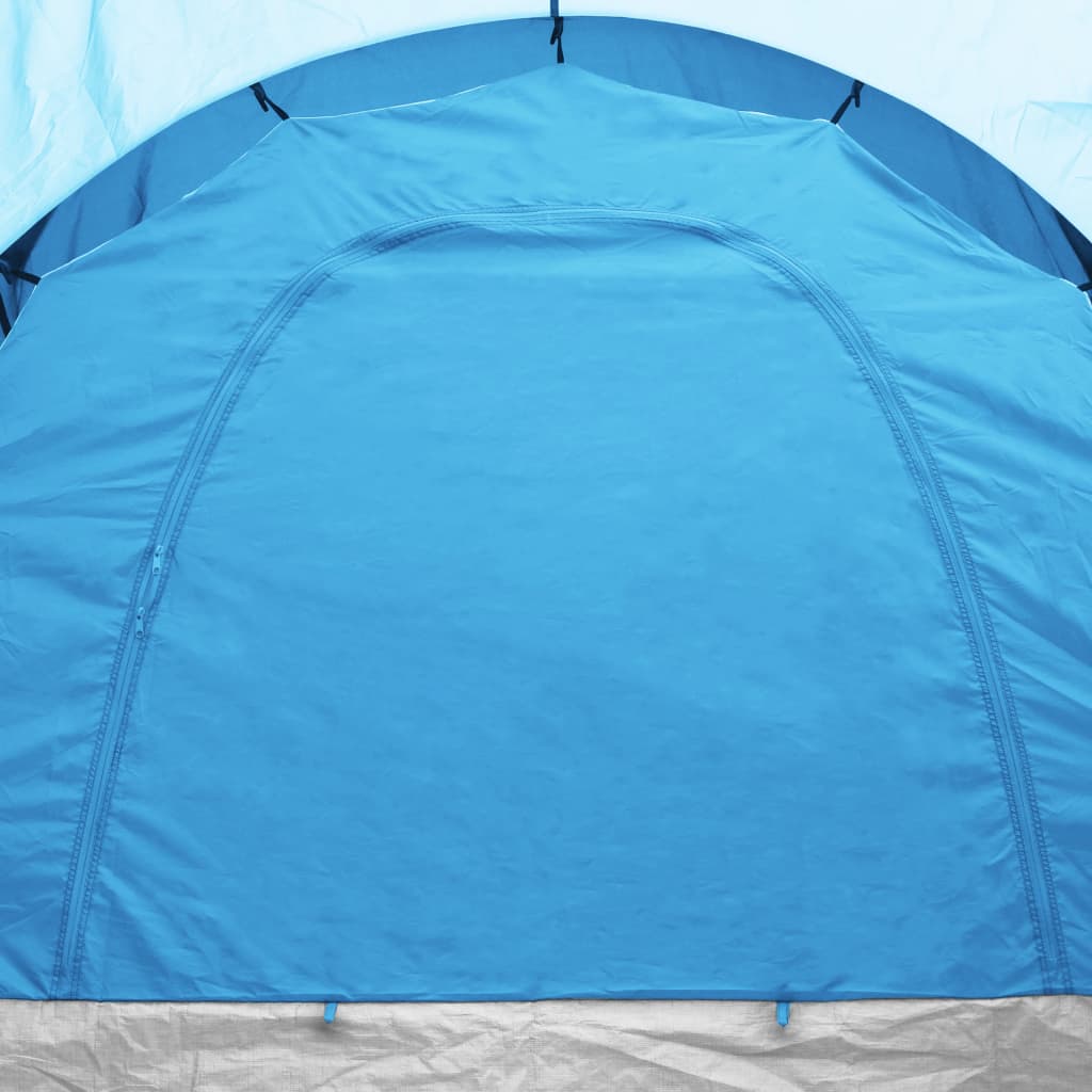 vidaXL Cort camping, 6 persoane, albastru și bleu