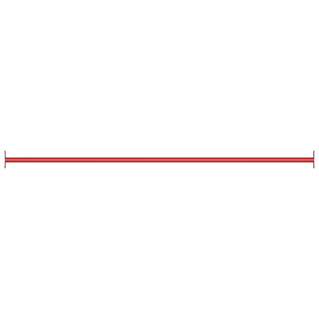 vidaXL Bară de rotire, roșu, 125 cm, oțel vidaXL Bară de rotire, roșu, 125 cm, oțel