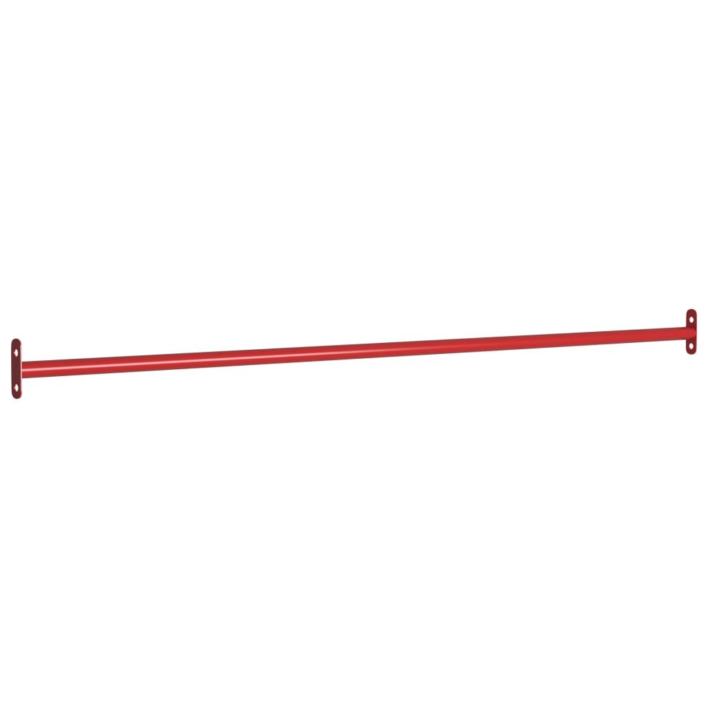 vidaXL Bară de rotire, roșu, 125 cm, oțel vidaXL Bară de rotire, roșu, 125 cm, oțel