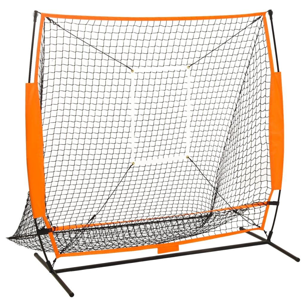 vidaXL Plasă de antrenament sport baseball, negru, 174x76x158,5 cm vidaXL Plasă de antrenament sport baseball, negru, 174x76x158,5 cm