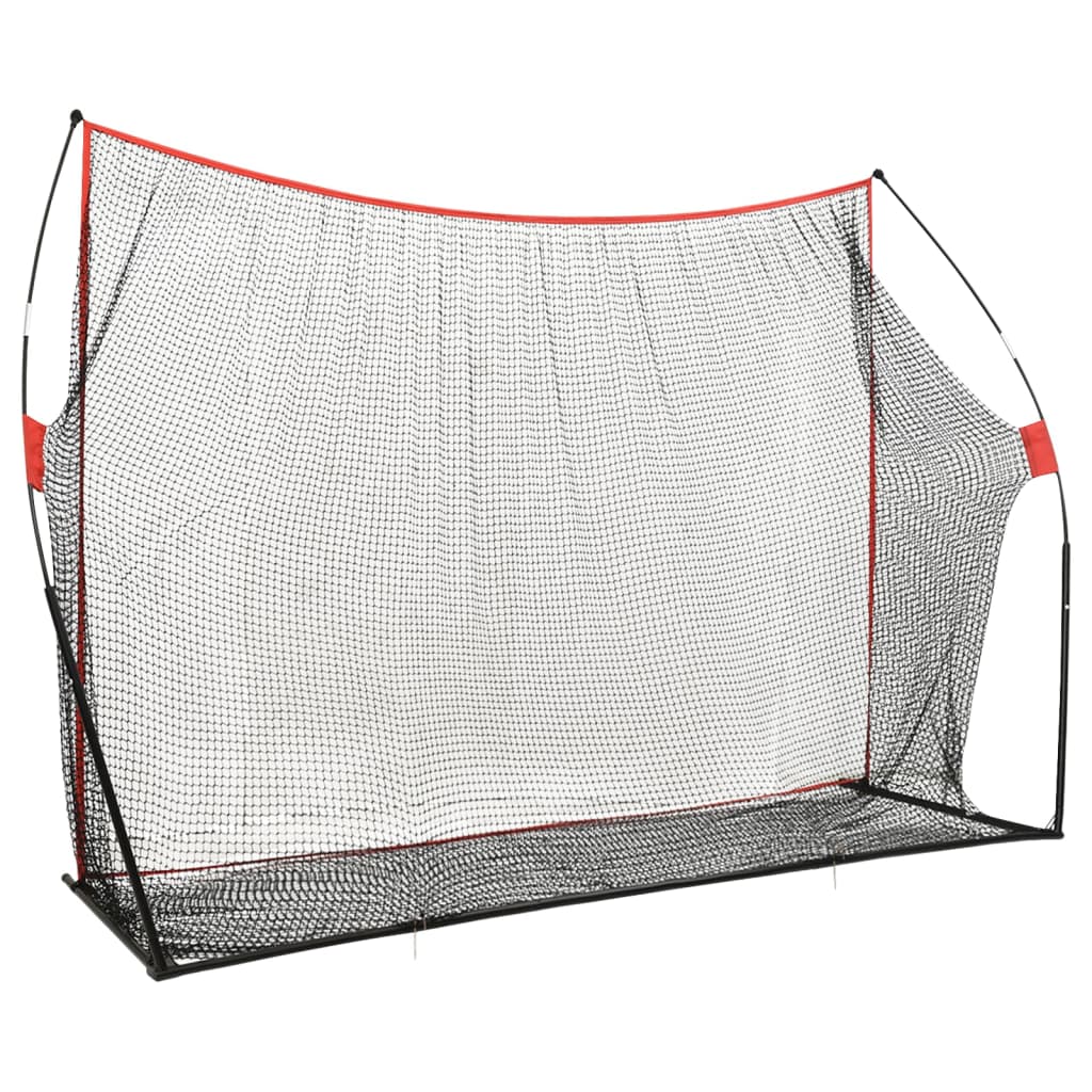vidaXL Plasă de lovituri pentru golf, 356x92,5x215 cm, metal vidaXL Plasă de lovituri pentru golf, 356x92,5x215 cm, metal
