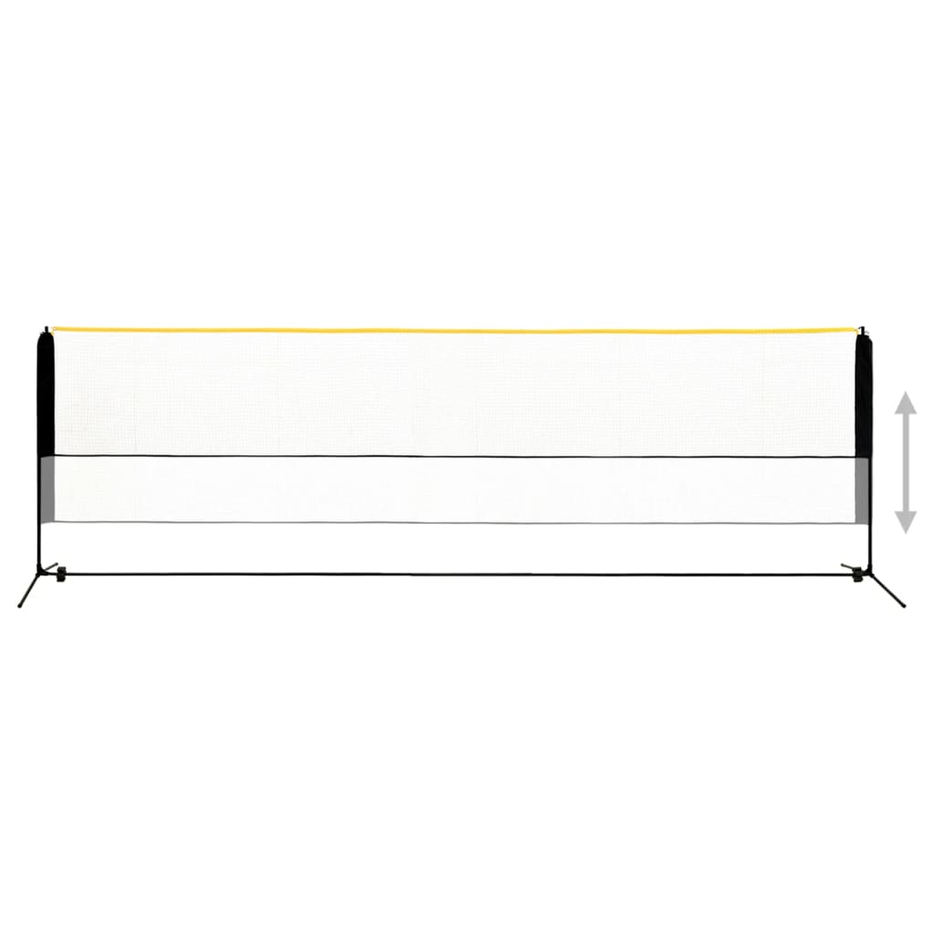 vidaXL Plasă de badminton reglabilă, 500x103x94-158 cm, metal vidaXL Plasă de badminton reglabilă, 500x103x94-158 cm, metal