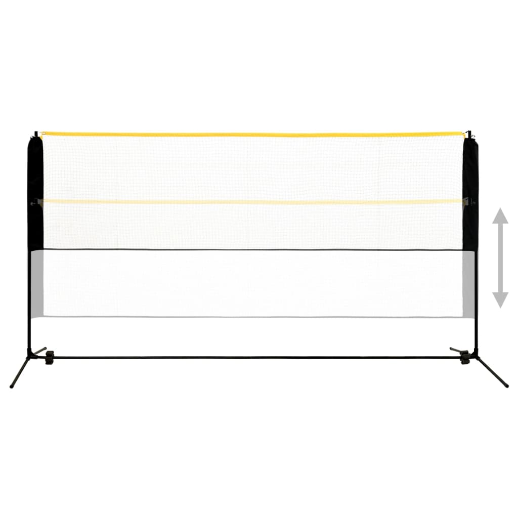 vidaXL Plasă de badminton reglabilă, 300x103x94-158 cm, metal vidaXL Plasă de badminton reglabilă, 300x103x94-158 cm, metal