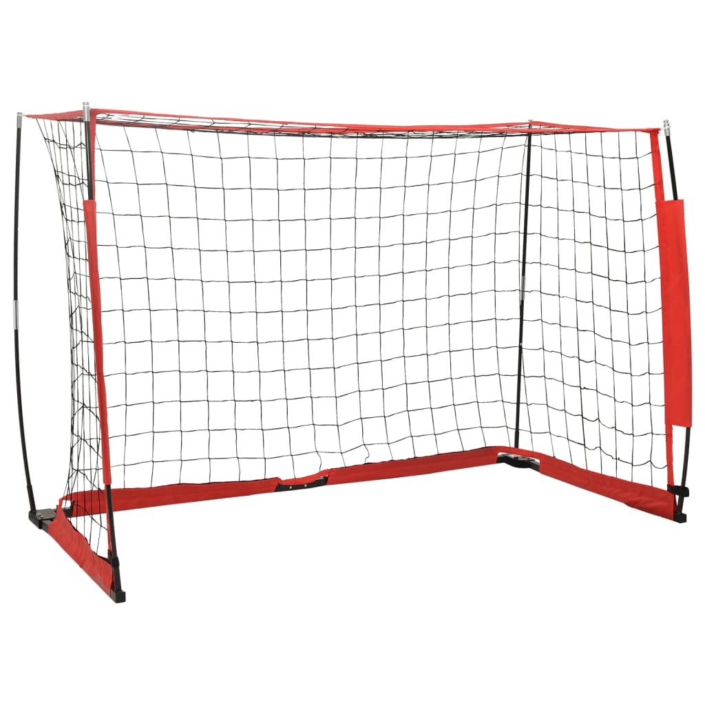 vidaXL Poartă de fotbal, 184x91x124,5 cm, oțel vidaXL Poartă de fotbal, 184x91x124,5 cm, oțel